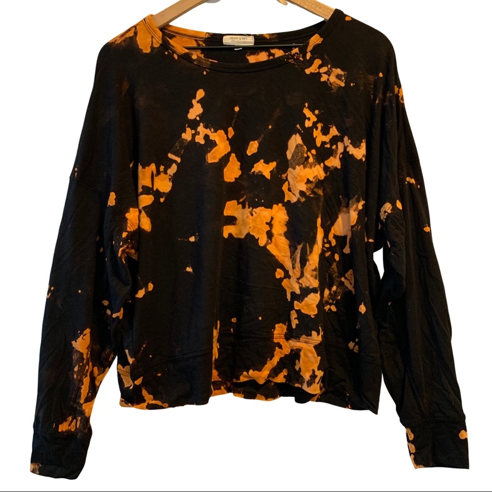 Reverse Tie Dye Dolman